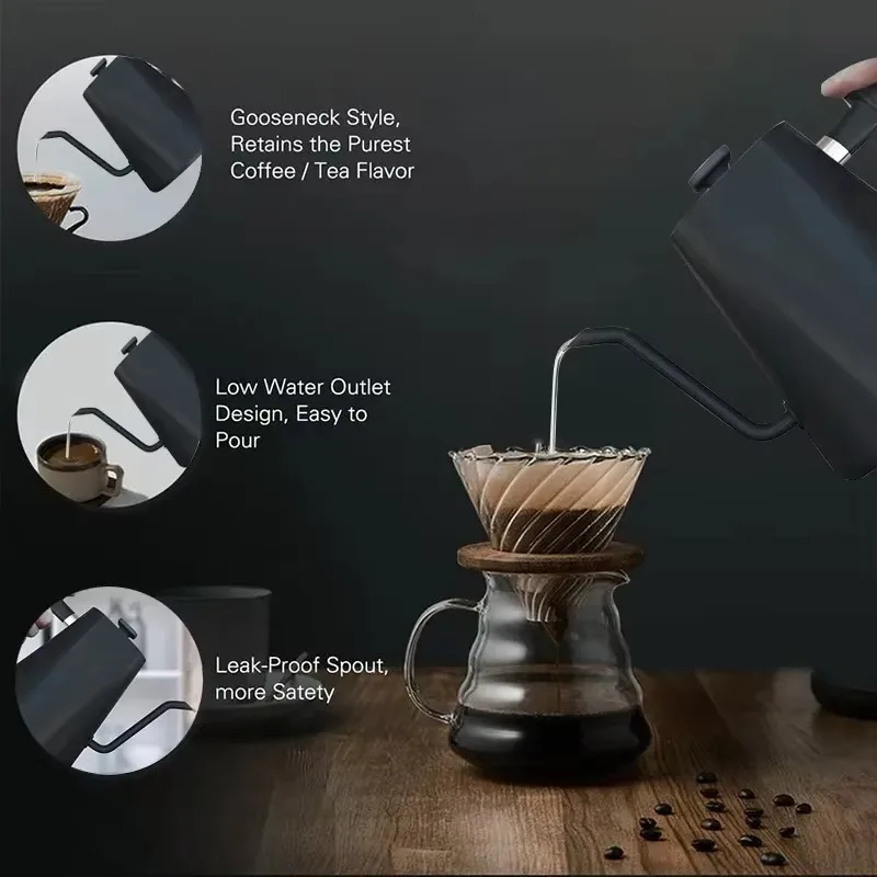 1pc Gooseneck Electric Kettle  - Electric Kettle Gooseneck review and price