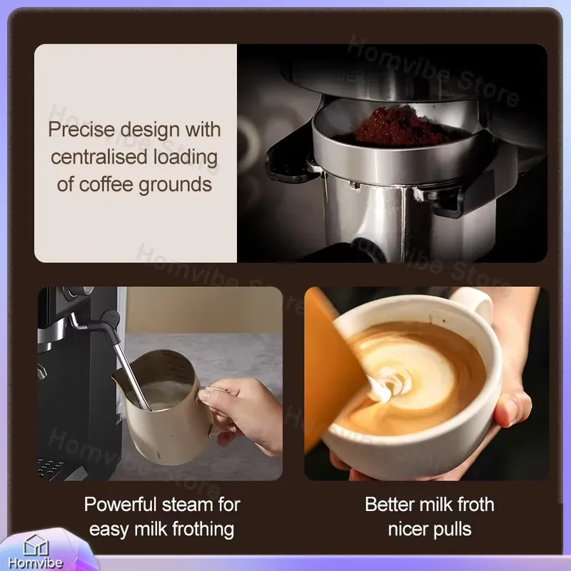 3 in 1 Semi Automatic Espresso - Milk Frother Automatic review and price