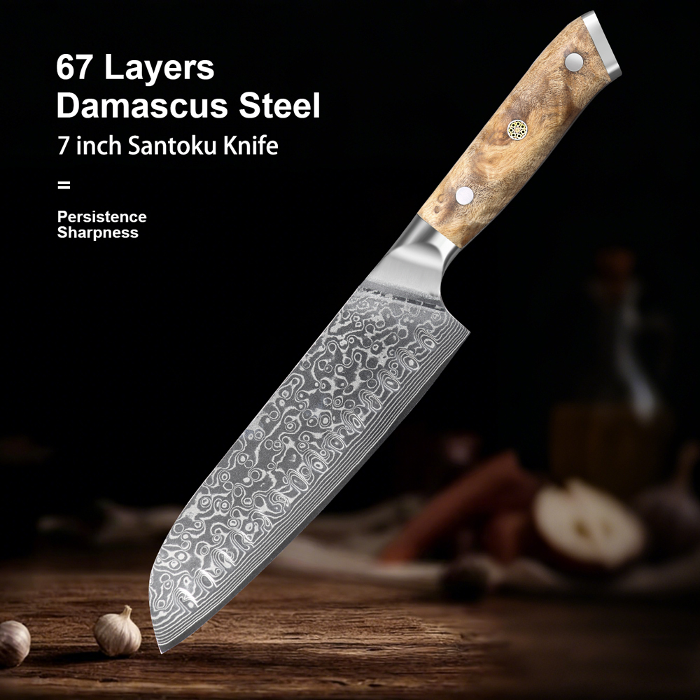 Damascus Kitchen Knife 7.1 Inc - Kitchen Appliances Luxury review and price
