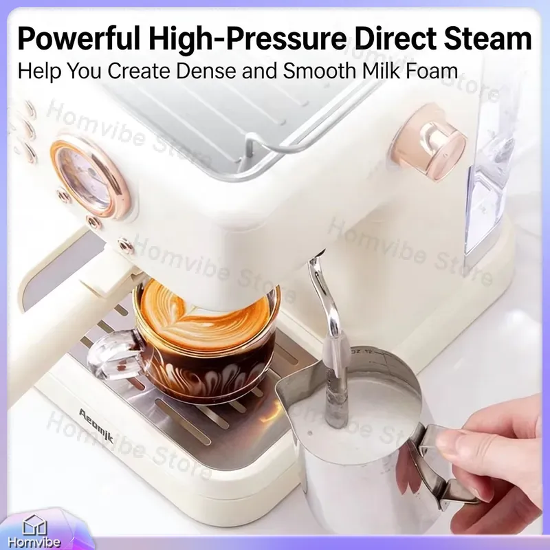 20 Bar Semi-Automatic Espresso - Milk Frother Automatic review and price