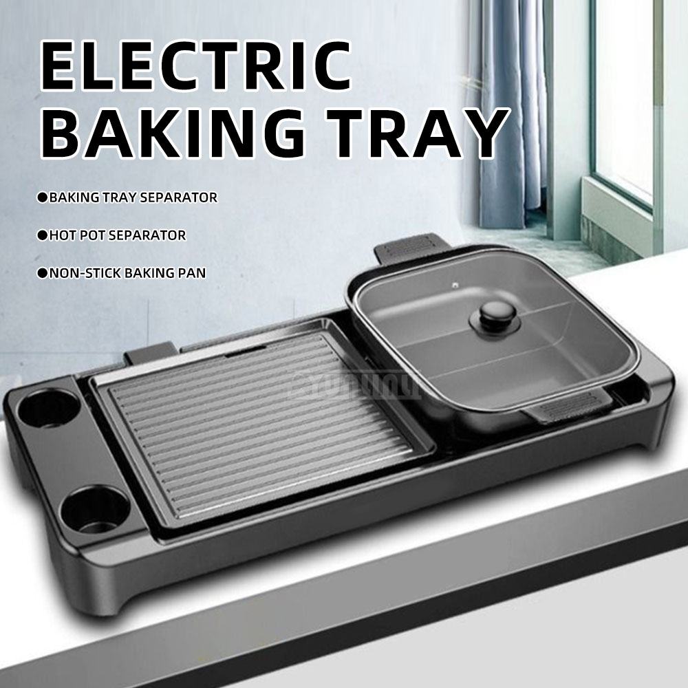 Electric Barbecue Hotpot Stove - Kitchen Appliances For Home review and price