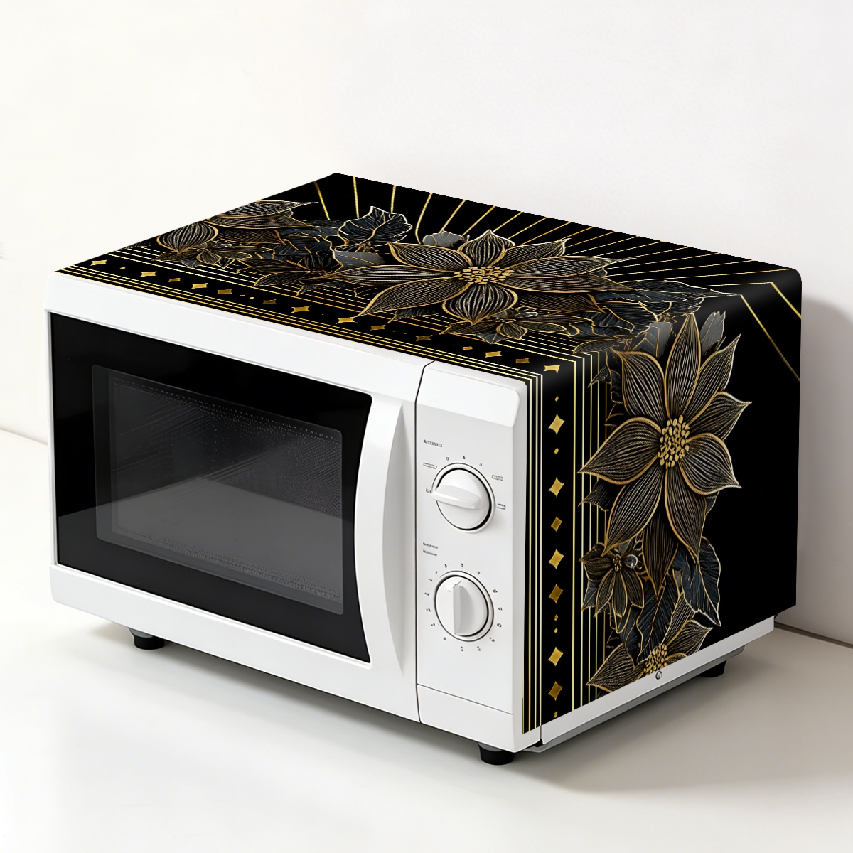 Luxury Black Gold Floral Micro - Kitchen Appliances Luxury review and price