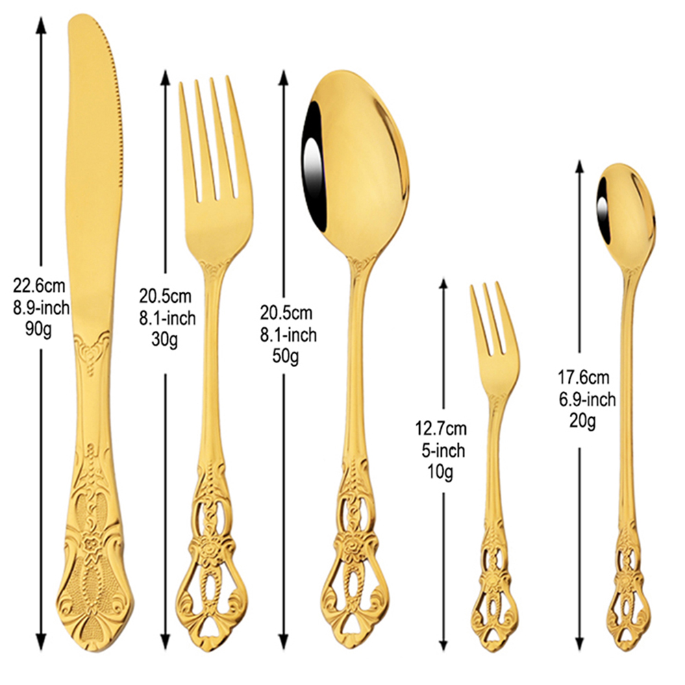 20Pcs Luxury Gold Dinnerware S - Kitchen Appliances Luxury review and price