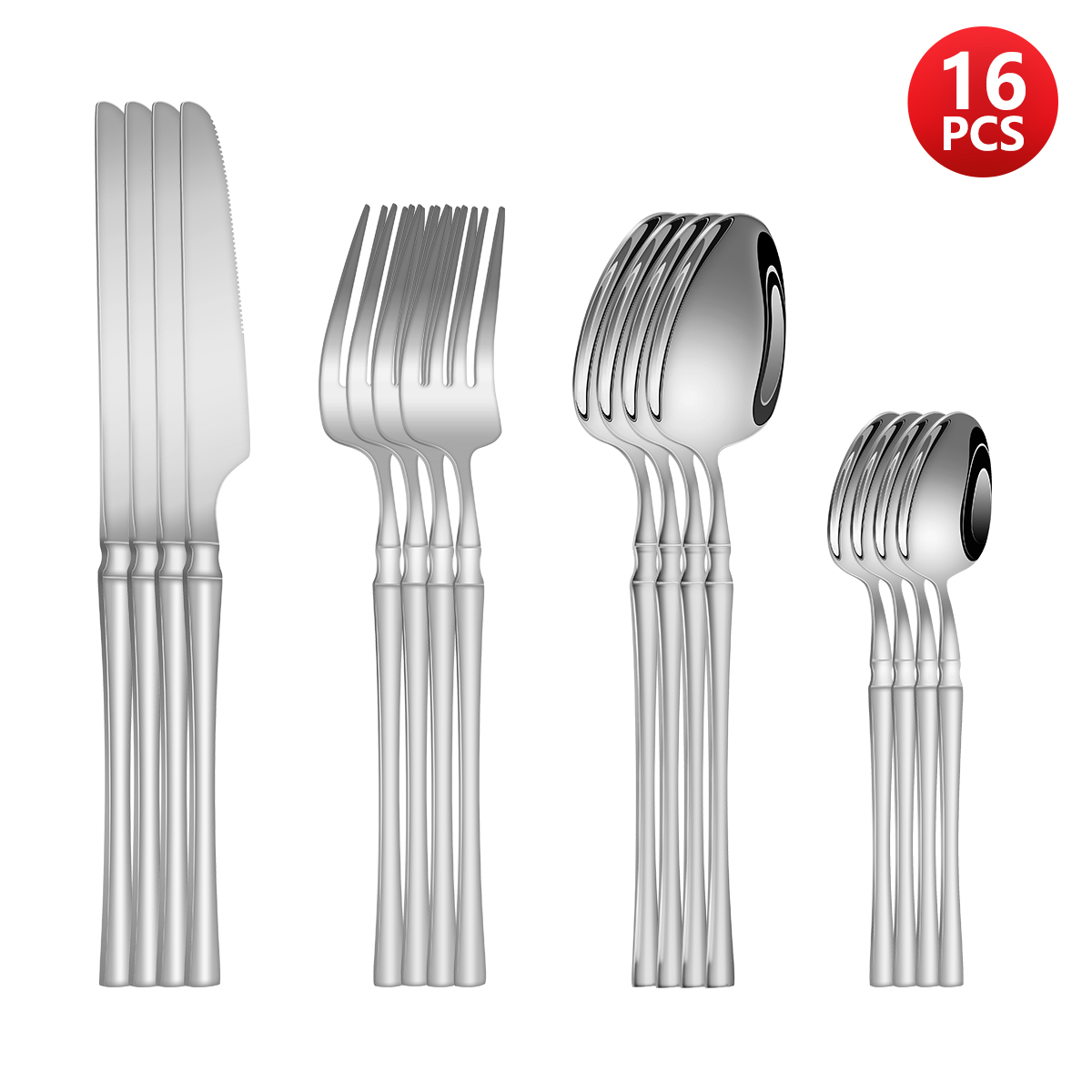 4/6/16/24pcs Stainless Steel C - Kitchen Appliances Luxury review and price