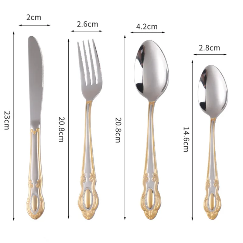 Golden Cutlery Set,Luxury Retr - Kitchen Appliances Luxury review and price
