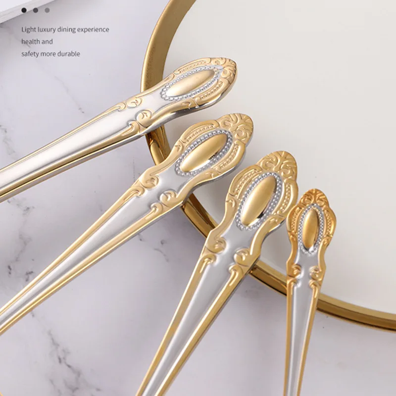 Golden Cutlery Set,Luxury Retr - Kitchen Appliances Luxury review and price