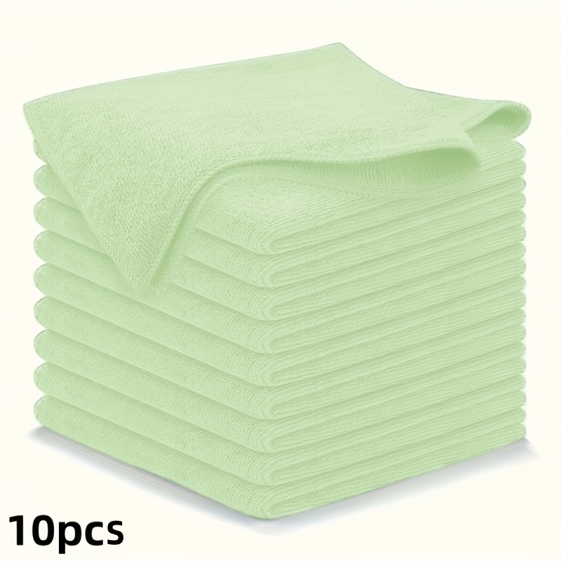 1-50Pcs Light Green Microfiber - Kitchen Appliances For Home review and price