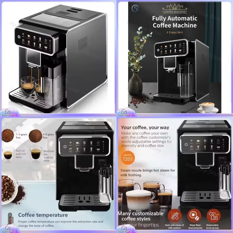 6 in 1 Espresso with Milk Frot - Milk Frother Automatic review and price