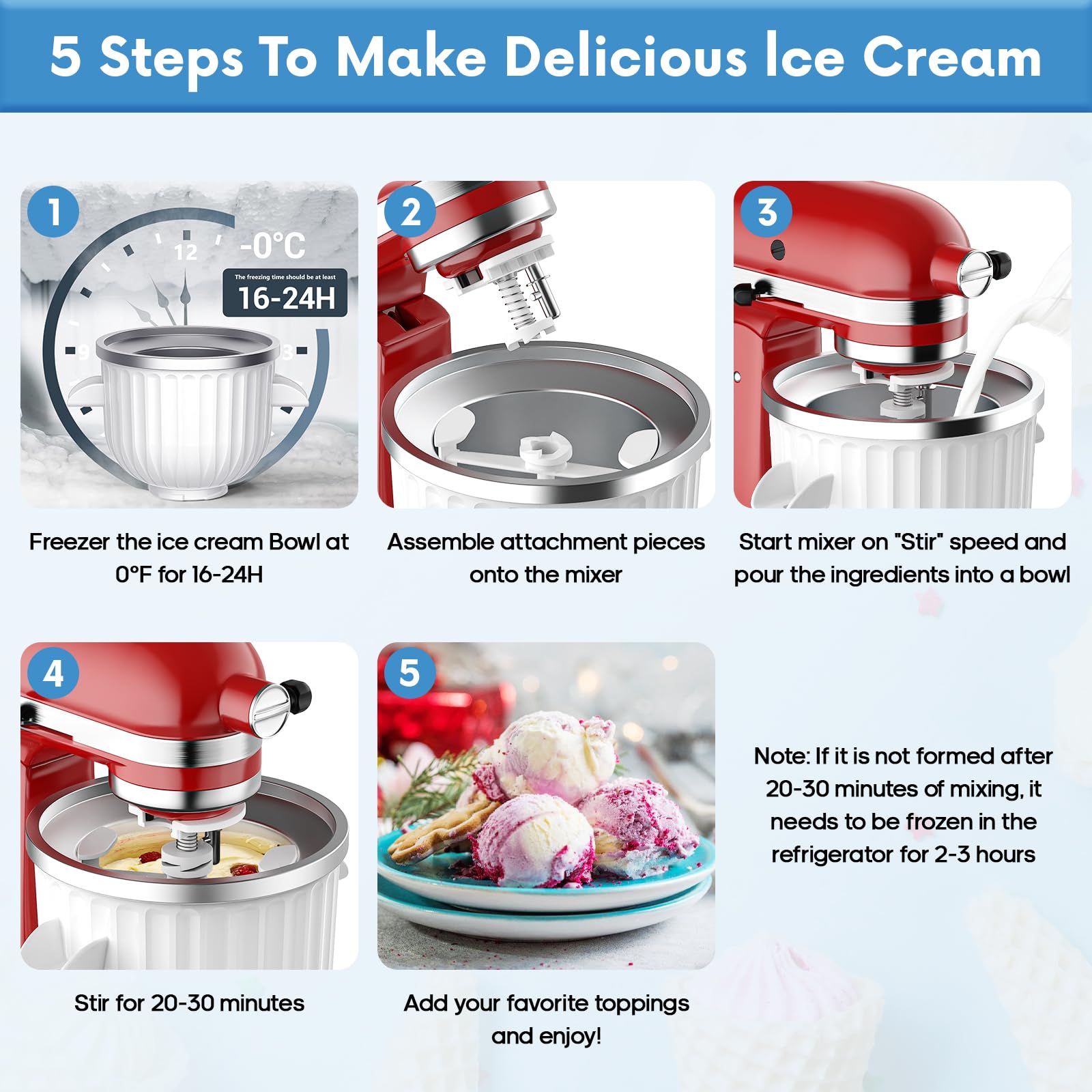 2 Quart Ice Cream Maker Attach - Kitchen Appliances Germany review and price