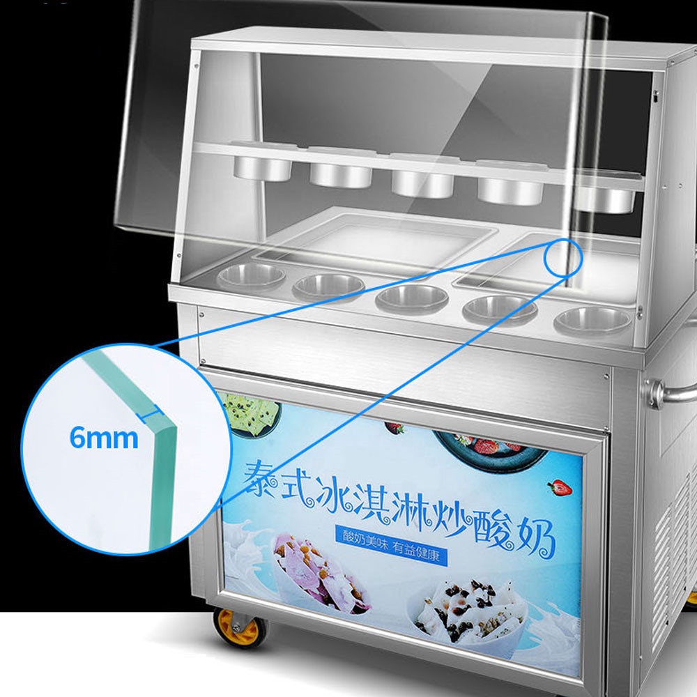 Frying Ice Machine Commercial  - Yogurt Maker Electric review and price