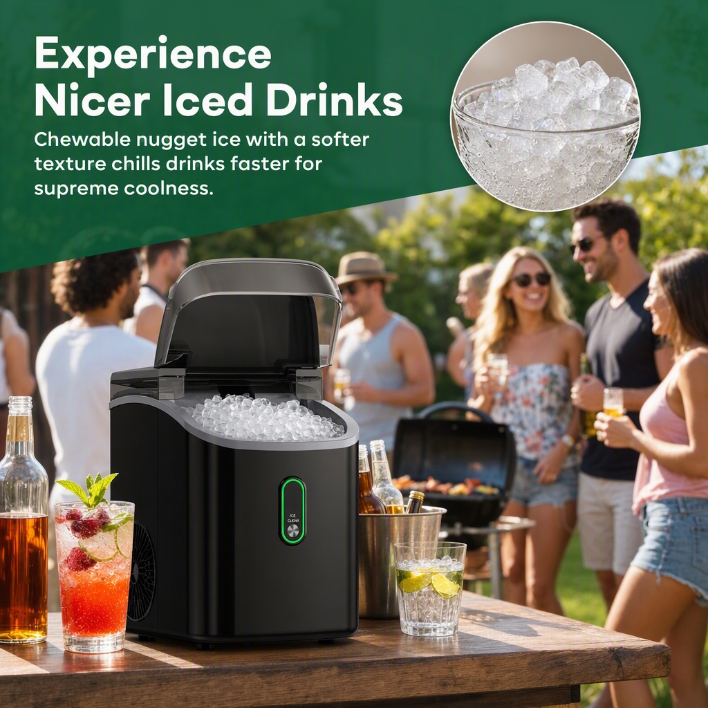 Nugget Ice Makers Countertop w - Kitchen Appliances For Home review and price