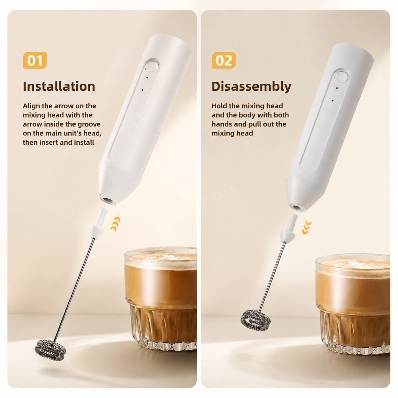 MINI Milk Frother USB Recharge - Yogurt Maker Electric review and price