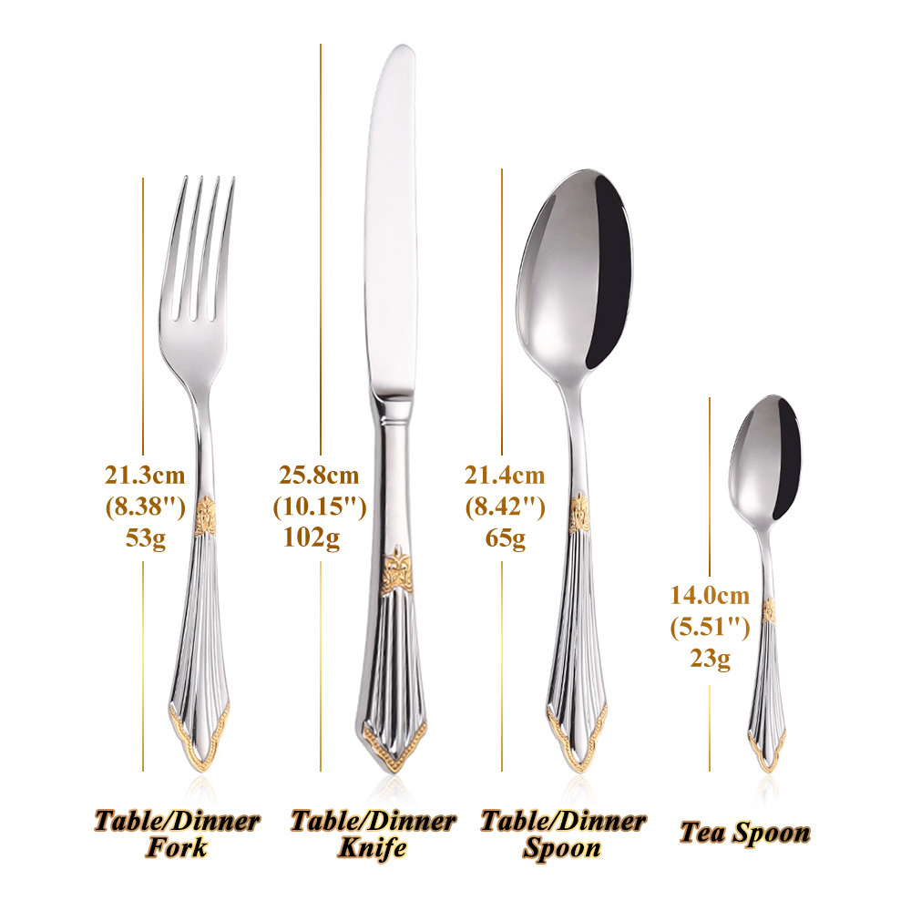 4/8/12/16/20 Pieces Gold Plate - Kitchen Appliances Luxury review and price